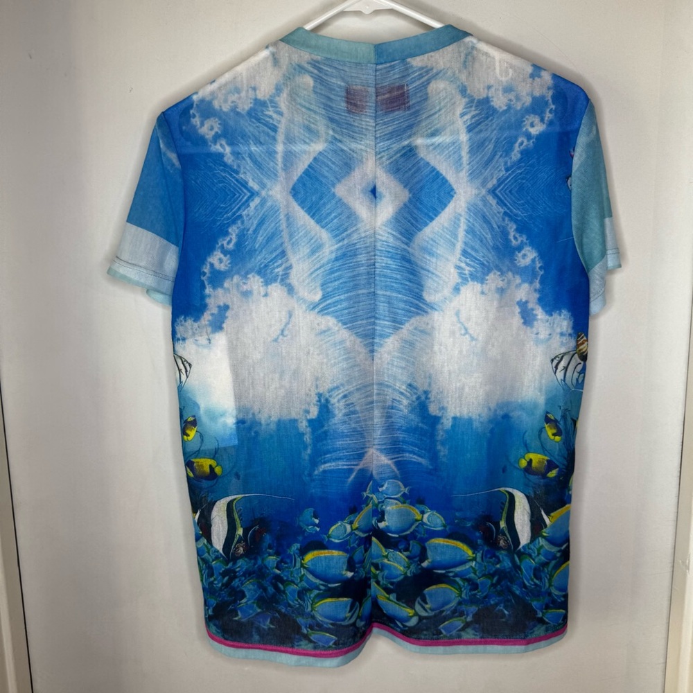 Clover Canyon Blue Ocean Graphic Tee - Picture 2 of 5